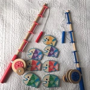 Melissa & Doug wooden fishing set